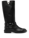 Via Roma 15 Malibu Boots In Black