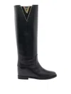 Via Roma 15 Botas - Negro In Black