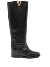 Via Roma 15 Via Roma Testa Di Moro Boots In Nero