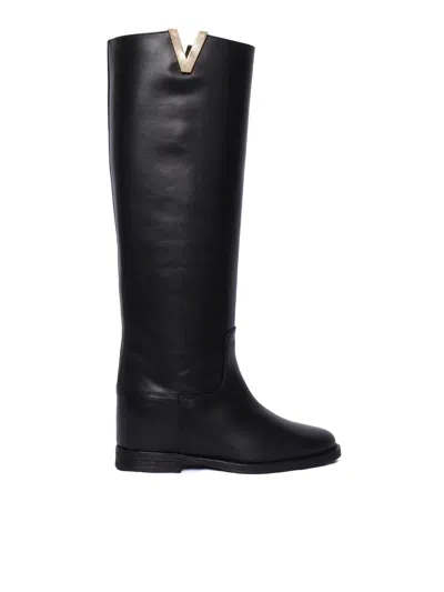 Via Roma 15 Boot In Black
