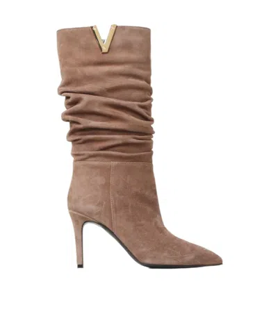 Via Roma 15 Boot In Neutral