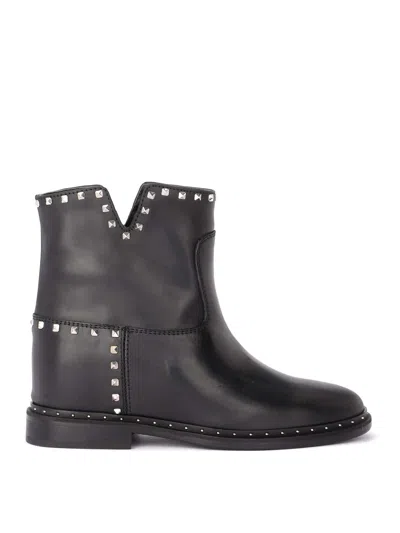 Via Roma 15 Booties In Black