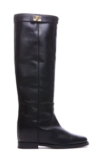 Via Roma 15 Boots In Black