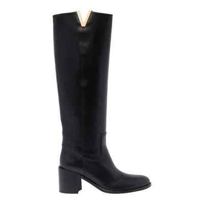 Via Roma 15 Boots In Black