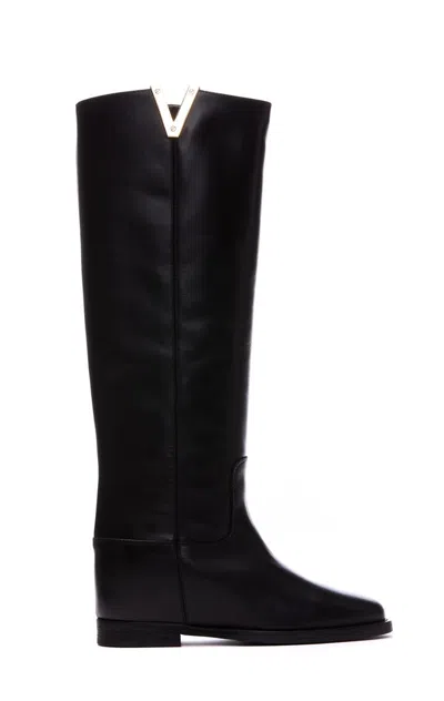 Via Roma 15 Boots In Black