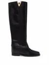 Via Roma 15 Via Roma Testa Di Moro Boots In Black