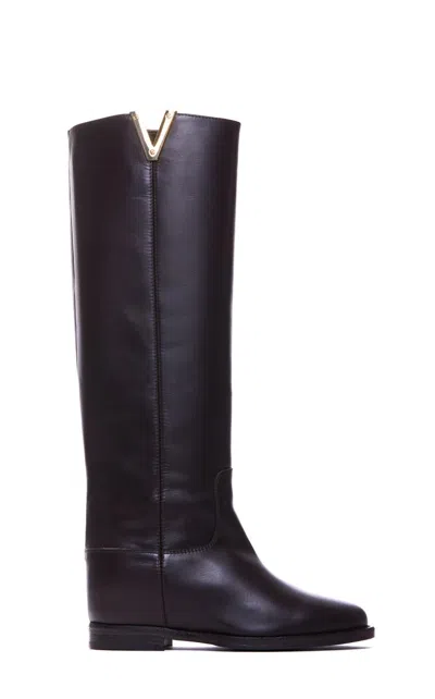 Via Roma 15 Boots In Brown