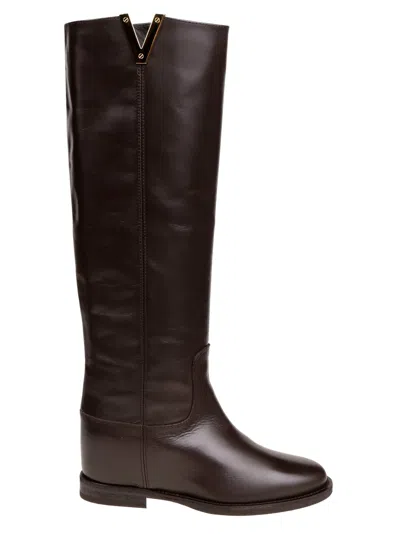 Via Roma 15 Boots In Brown