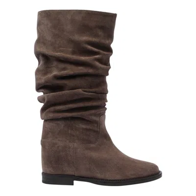 Via Roma 15 Boots In Brown