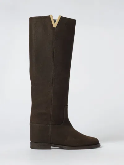 VIA ROMA 15 FLAT ANKLE BOOT VIA ROMA 15 WOMAN COLOR BROWN,H62574032