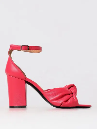 Via Roma 15 Heeled Sandals  Woman Color Fuchsia