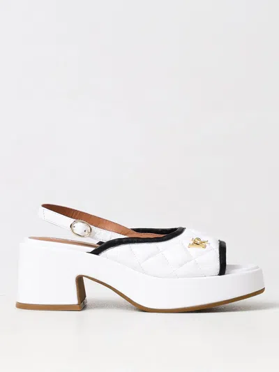 Via Roma 15 Heeled Sandals  Woman Color White