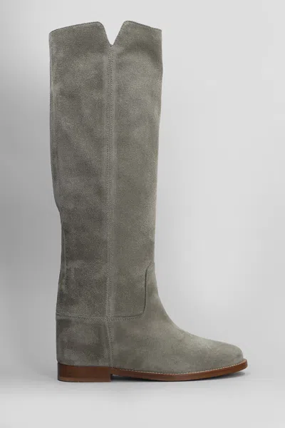 VIA ROMA 15 IN GREY SUEDE