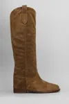 Via Roma 15 In Leather Color Suede In Leather Color