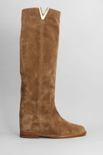 Via Roma 15 In Leather Color Suede