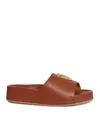 Via Roma 15 Jewel Slippers In Brown