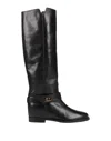 Via Roma 15 Knee Boots In Black