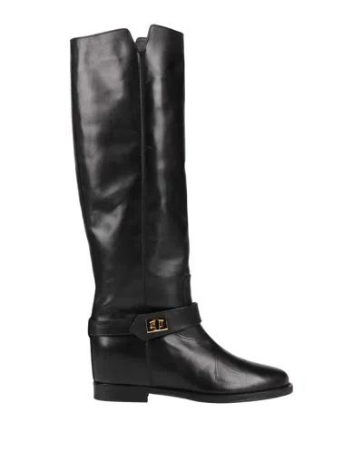 Via Roma 15 Knee Boots In Black