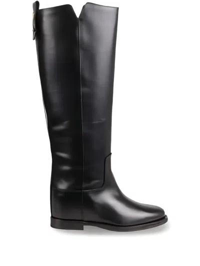 Via Roma 15 Knee-high Boots In Black