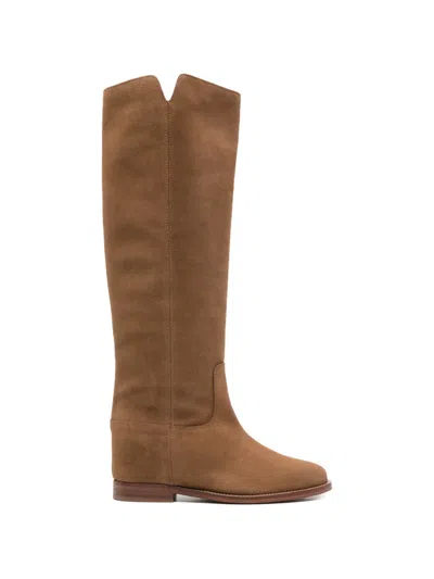 Via Roma 15 Knee-length Boots In Brown