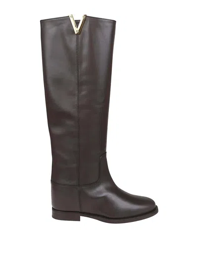 VIA ROMA 15 BOTAS - MARRÓN OSCURO