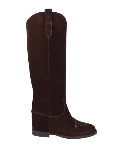 VIA ROMA 15 LEATHER BOOTS