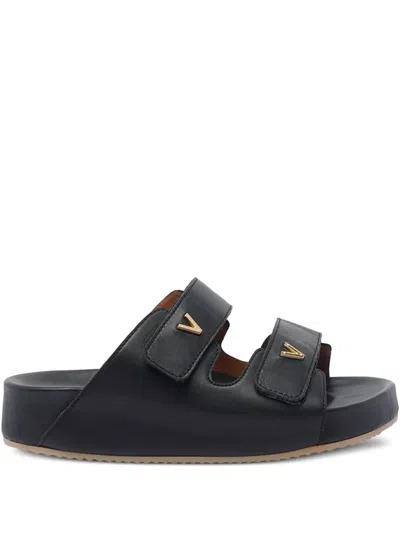 VIA ROMA 15 LEATHER SLIDES