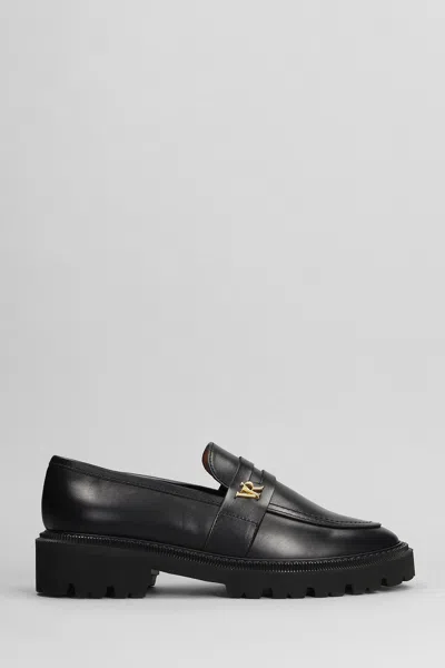 Via Roma 15 Loafers In Black Leather