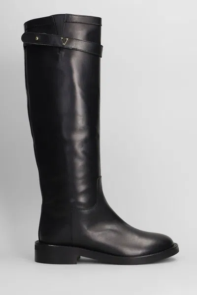 Via Roma 15 Low Heels Boots In Black