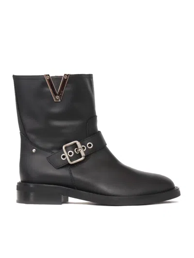 VIA ROMA 15 NICKEL BUCKEL BOOTS
