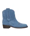 Via Roma 15 Tex Booties In Blue