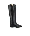 Via Roma 15 Santa Monica Leather Knee-high Boots In Black