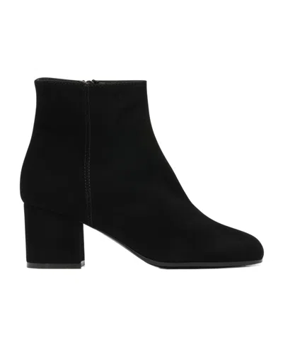 Via Roma 15 Round-toe Ankle Boots In Black