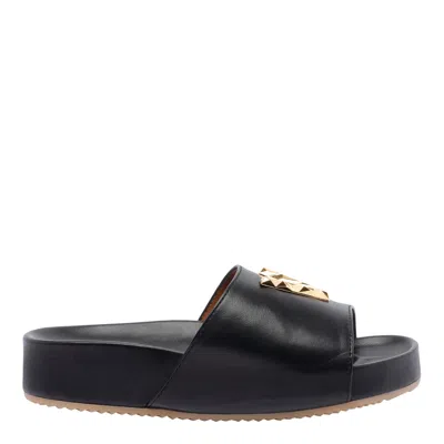 Via Roma 15 Sandals In Black