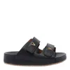 Via Roma 15 Logo Platform Sandals In Black