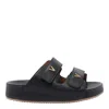 Via Roma 15 Logo Platform Sandals In Black