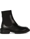 Via Roma 15 Santa Monica Elastic-band Chelsea Boots In Black