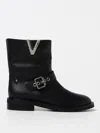 Via Roma 15 Nickel Buckel Boots In Schwarz