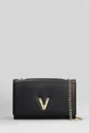 Via Roma 15 Shoulder Bag In Black Leather In Black