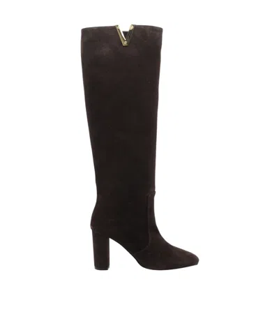 Via Roma 15 Slip On Tall Boots In Black