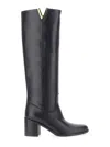 Via Roma 15 Knee-high Boots With Polished Leather