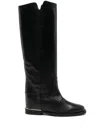 Via Roma 15 Stivale Knee-length Boots In Black