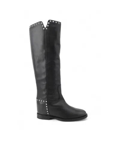 VIA ROMA 15 SANTA MONICA BOOT WITH BLACK SLIT