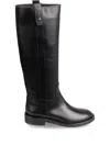 Via Roma 15 Strap Detail Boot In Black