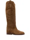Via Roma 15 In Leather Color Suede In Brown