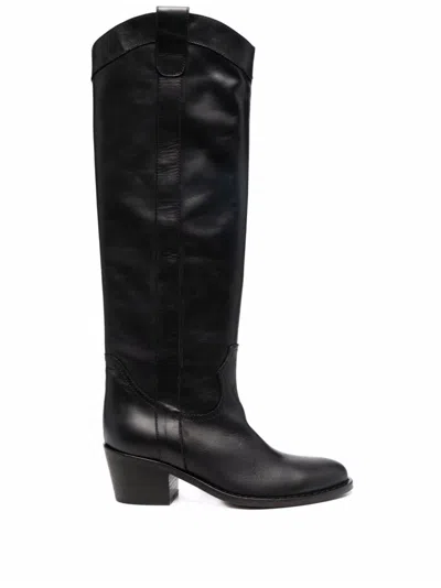 Via Roma 15 Texano Malibu Boots In Nero