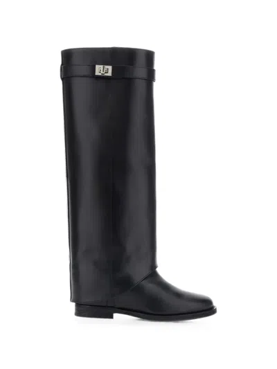 Via Roma 15 Turnlock Knee-high Boots In Animal Print