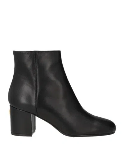 Via Roma 15 Woman Ankle Boots Black Size 11 Leather