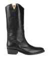 Via Roma 15 Woman Boot Black Size 6 Leather