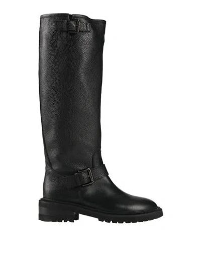 Via Roma 15 Woman Boot Black Size 7 Leather